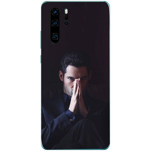 Husa din Silicon, Lucifer Just thinking pentru Huawei P30 Pro, Multicolor