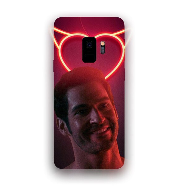 Husa din Silicon, Lucifer Hei darling pentru Samsung Galaxy S9, Multicolor
