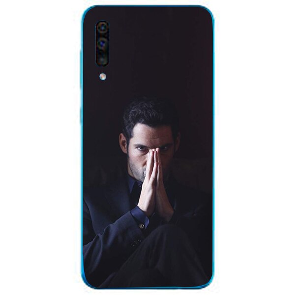 Husa din Silicon, Lucifer Just thinking pentru Samsung Galaxy A51, Multicolor
