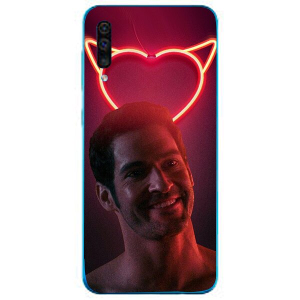 Husa din Silicon, Lucifer Hei darling pentru Samsung Galaxy A51, Multicolor