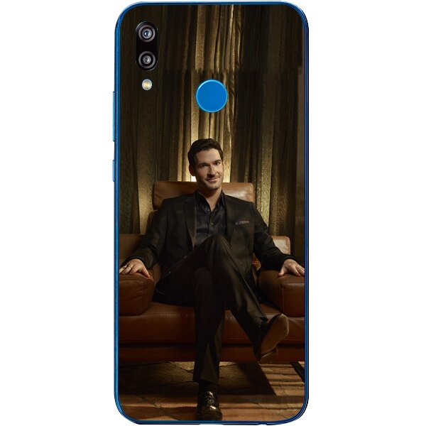 Husa din Silicon, Lucifer Ellis Chair pentru Huawei P20 Lite, Multicolor