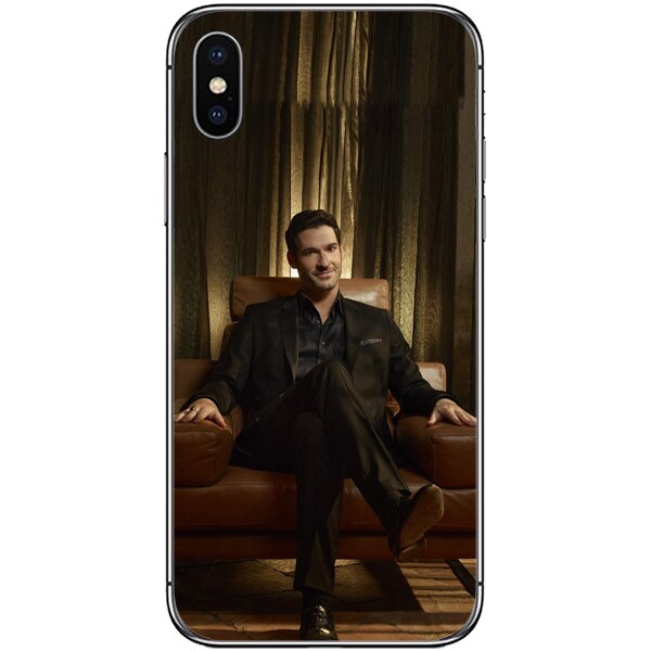 Husa din Silicon, Lucifer Ellis Chair pentru iPhone XS Max, Multicolor