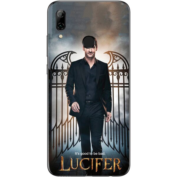 Husa din Silicon, Lucifer Good To Be Bad pentru Huawei P30 Lite, Multicolor