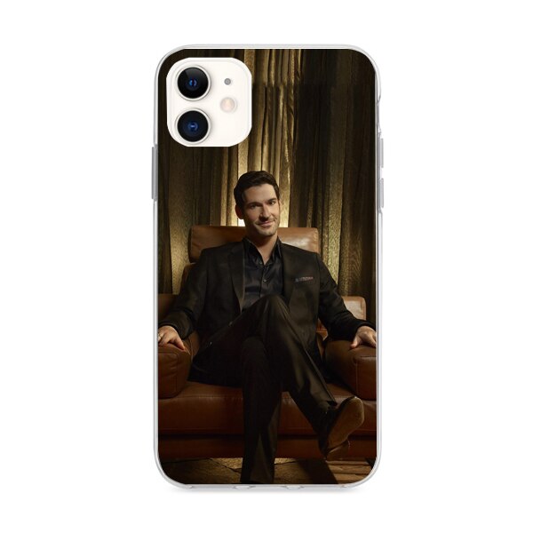 Husa din Silicon, Lucifer Ellis Chair pentru iPhone 11, Multicolor