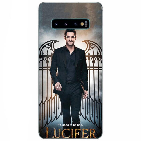 Husa din Silicon, Lucifer Good To Be Bad pentru Samsung Galaxy S10 Plus, Multicolor