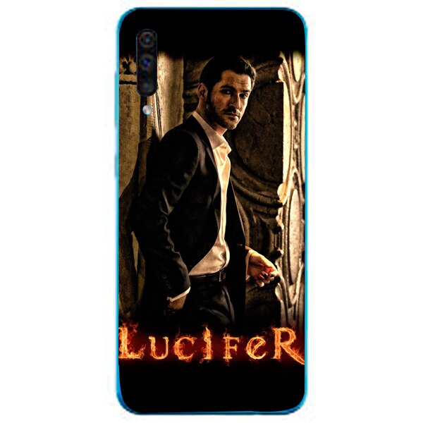 Husa din Silicon, Lucifer Fire pentru Samsung Galaxy A51, Multicolor