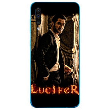 Husa din Silicon, Lucifer Fire pentru Samsung Galaxy A51, Multicolor Husa din Silicon, Lucifer Fire pentru Samsung Galaxy A51, Multicolor