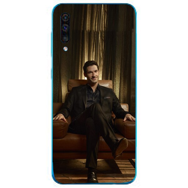Husa din Silicon, Lucifer Ellis Chair pentru Samsung Galaxy A51, Multicolor