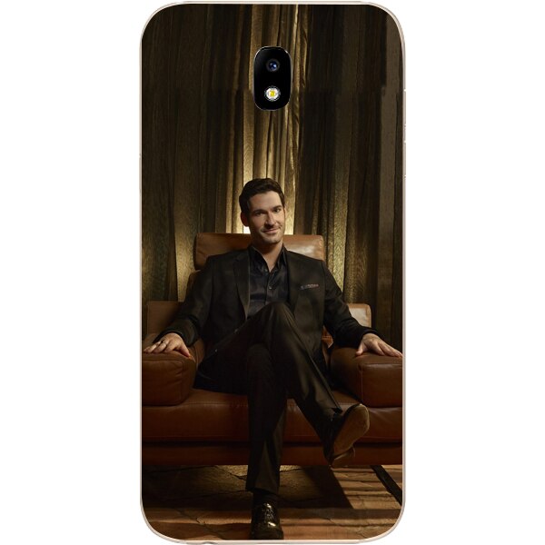 Husa din Silicon, Lucifer Ellis Chair pentru Samsung Galaxy J5 (2017), Multicolor