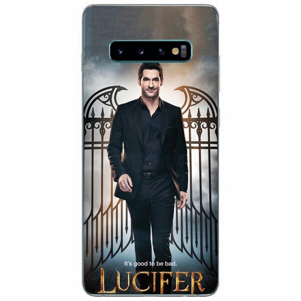 Husa din Silicon, Lucifer Good To Be Bad pentru Samsung Galaxy S10, Multicolor