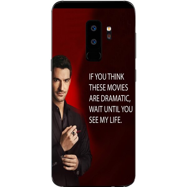 Husa din Silicon, Lucifer Dramatic pentru Samsung Galaxy S9 Plus, Multicolor