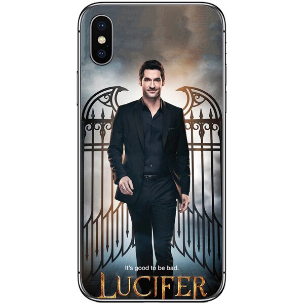 Husa din Silicon, Lucifer Good To Be Bad pentru iPhone X, Multicolor