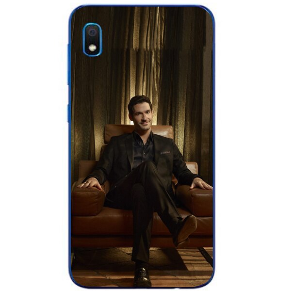 Husa din Silicon, Lucifer Ellis Chair pentru Samsung Galaxy A10, Multicolor