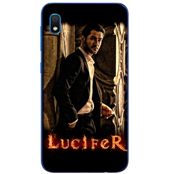 Husa din Silicon, Lucifer Fire pentru Samsung Galaxy A10, Multicolor Husa din Silicon, Lucifer Fire pentru Samsung Galaxy A10, Multicolor