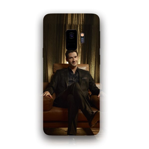Husa din Silicon, Lucifer Ellis Chair pentru Samsung Galaxy S9, Multicolor