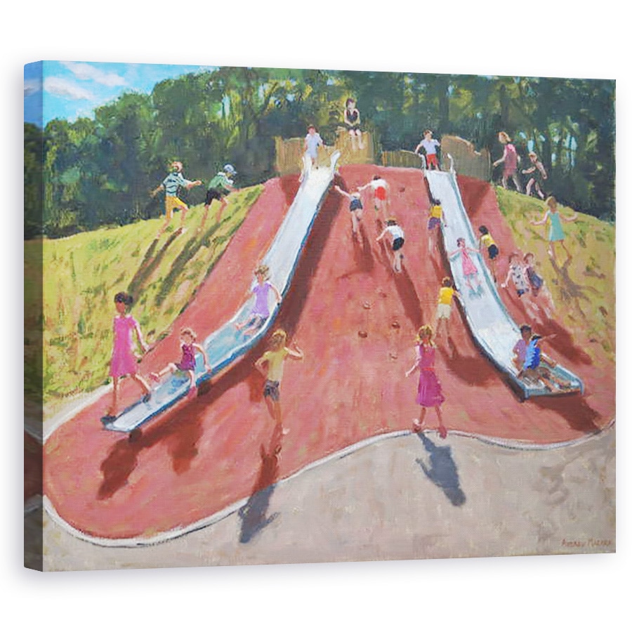 Tablou canvas - Andrew Macara - Teren de joaca, Parcul Marketon, Derby, 60 x 75 cm
