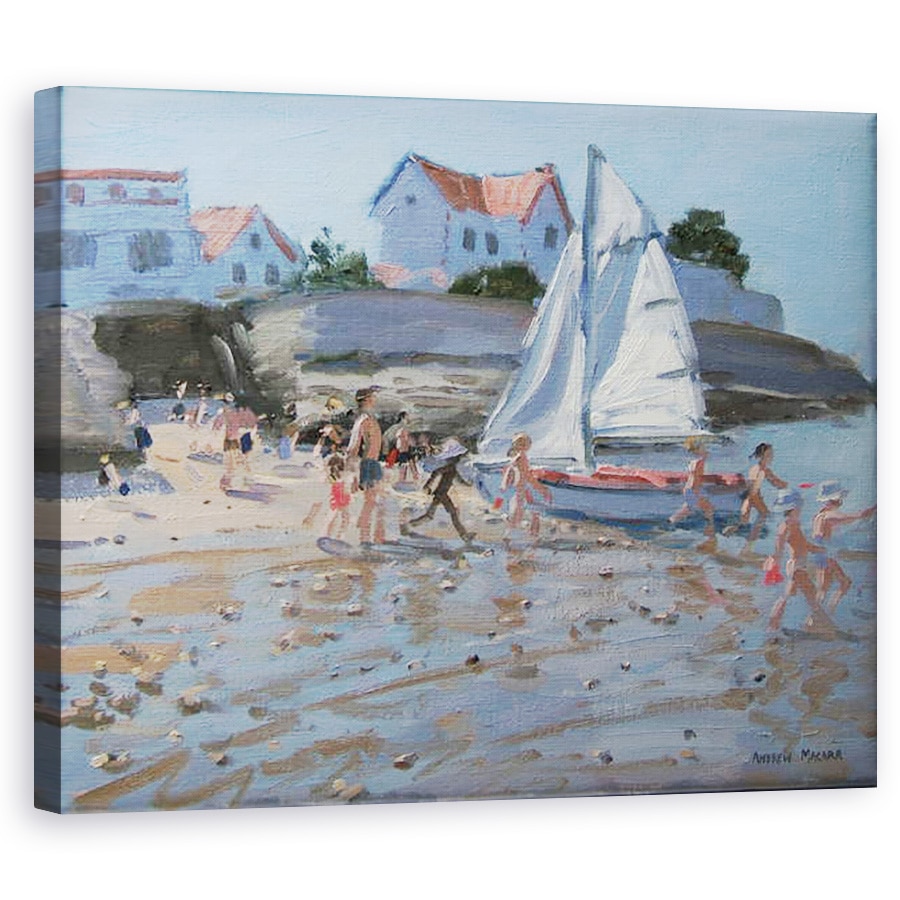 Tablou canvas - Andrew Macara - Barca cu panze albe, Palais sur Mer, 60 x 75 cm