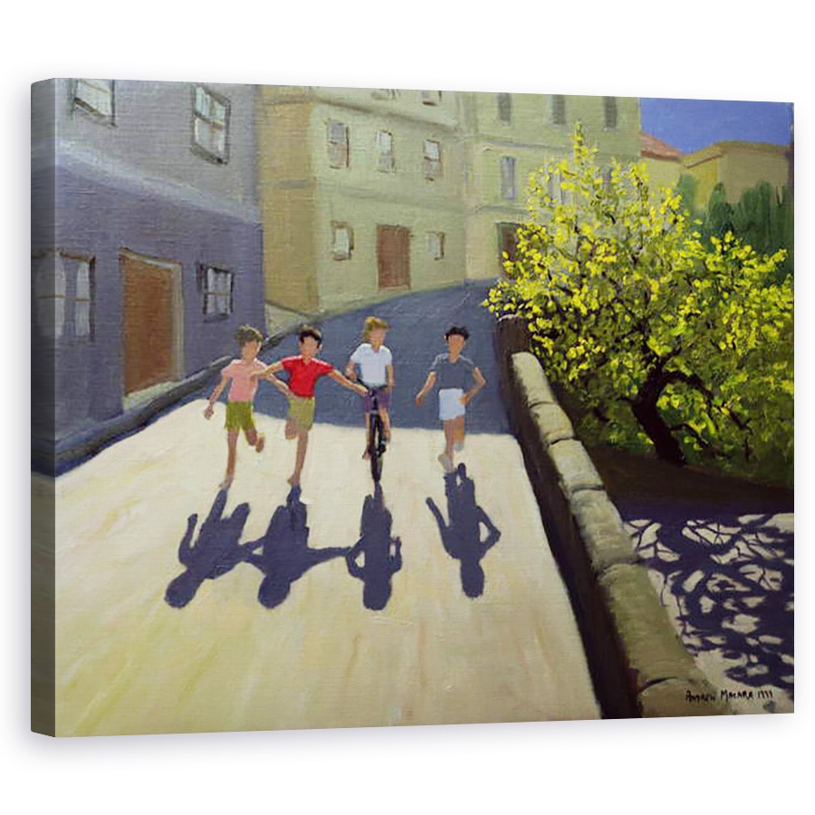 Tablou canvas - Andrew Macara - Copii Alergare, Lesbos, 60 x 75 cm