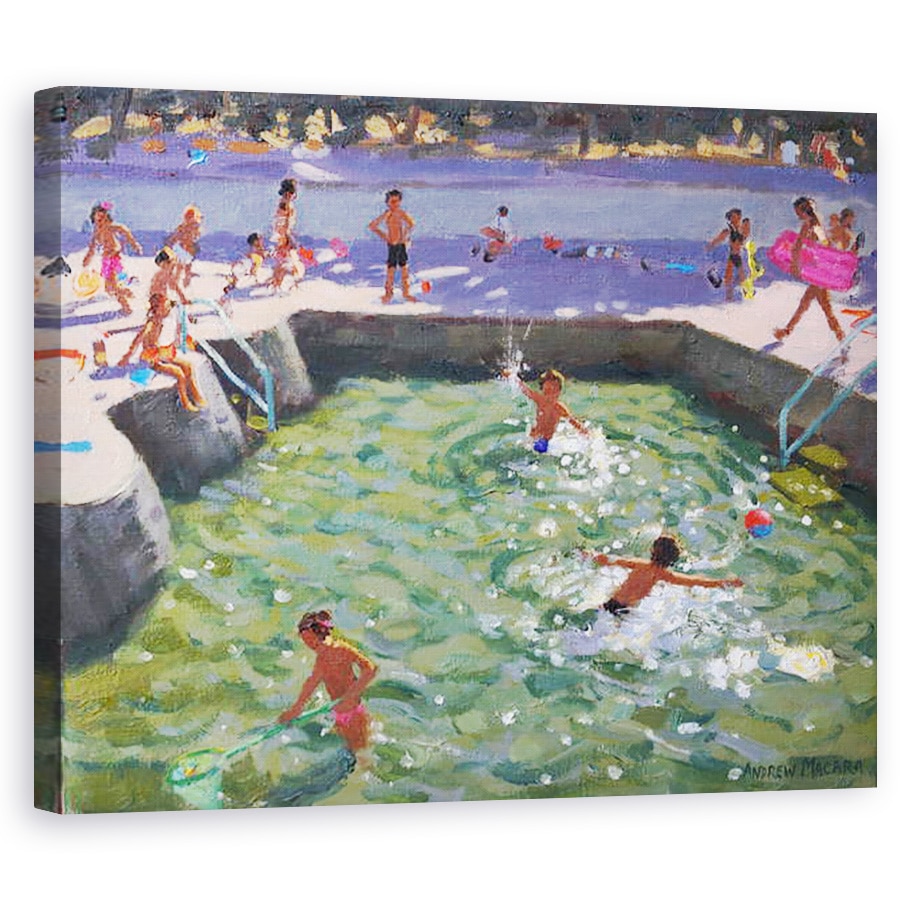 Tablou canvas - Andrew Macara - Piscina pentru copii, Vrsar, Croatia,2017, 60 x 75 cm