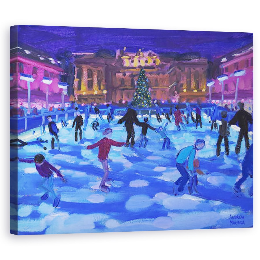 Tablou canvas - Andrew Macara - Patinatori seara, Somerset House,2015, 60 x 75 cm