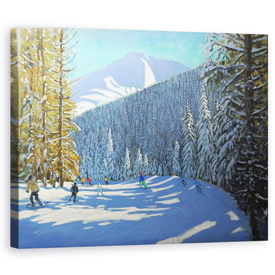 Tablou canvas - Andrew Macara - Ski, Beauregard La Clusaz, 40 x 50 cm