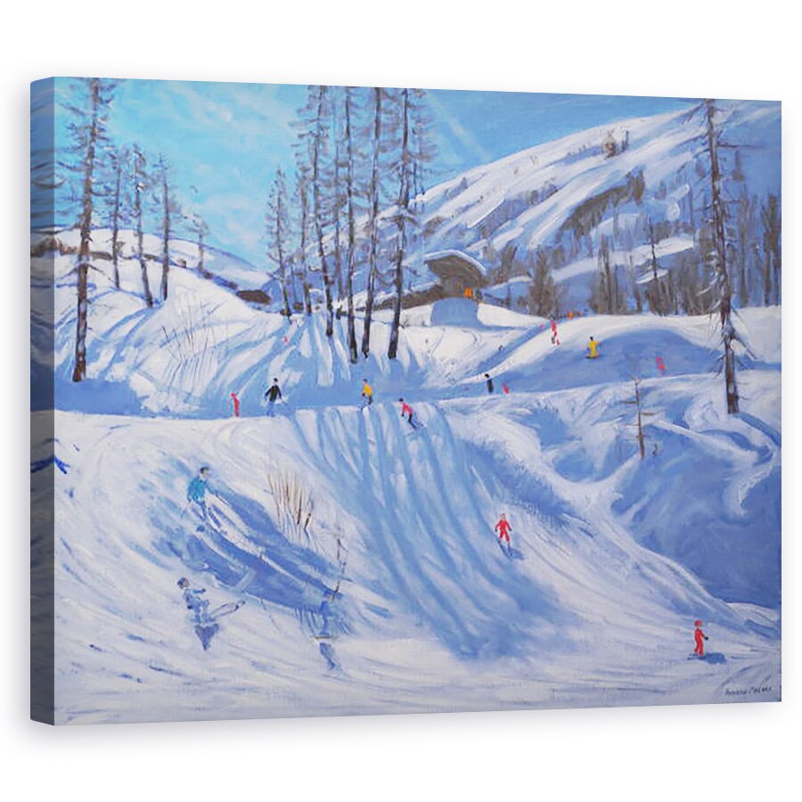 Tablou canvas - Andrew Macara - Statie de schi, Tignes, 60 x 75 cm