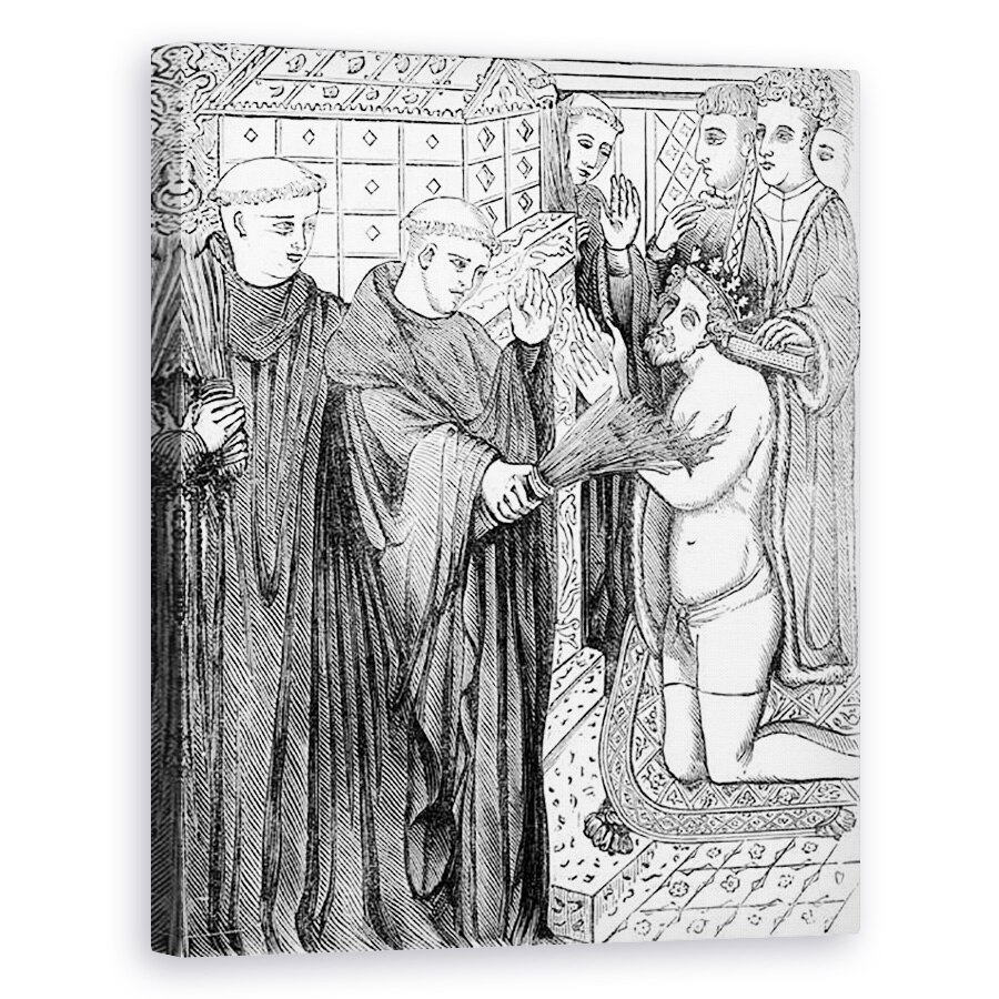 Tablou canvas - Scoala Engleza - Penitenta lui Henric al II-lea, 60 x 75 cm