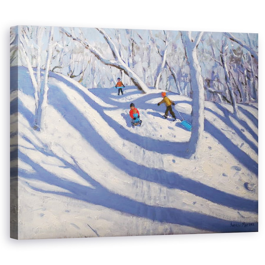 Tablou canvas - Andrew Macara - Iarna Bramcote Nottingham, 60 x 75 cm