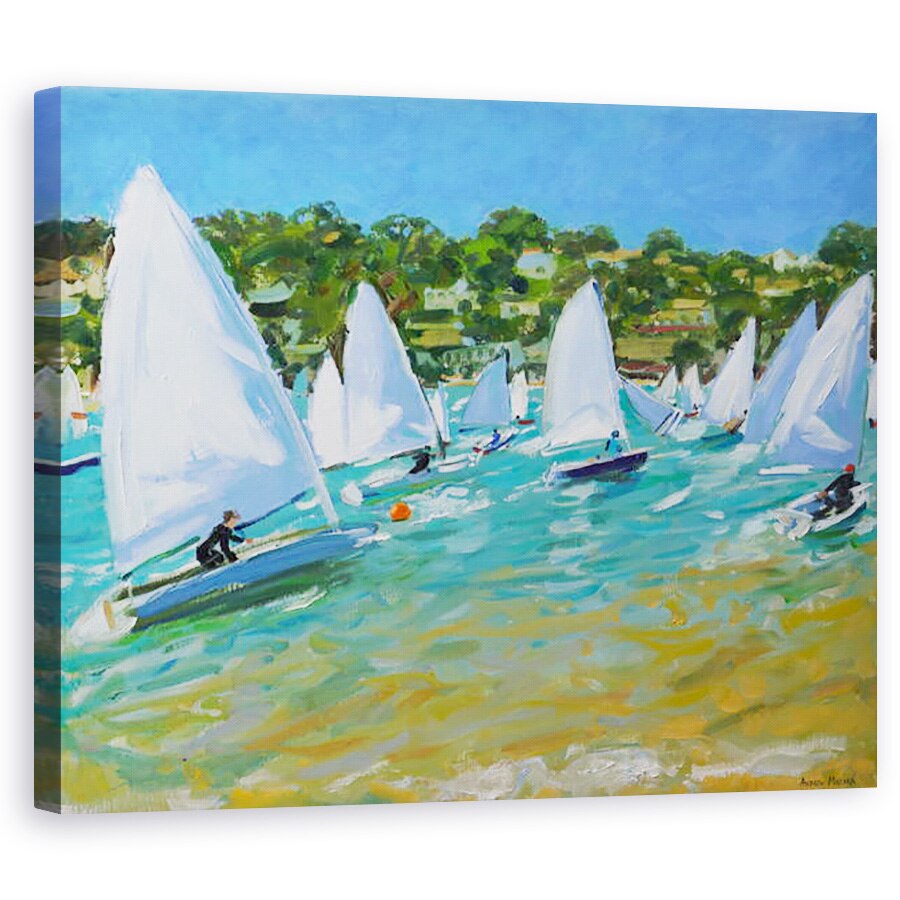 Tablou canvas - Andrew Macara - Cursa de barca cu panze, 40 x 50 cm