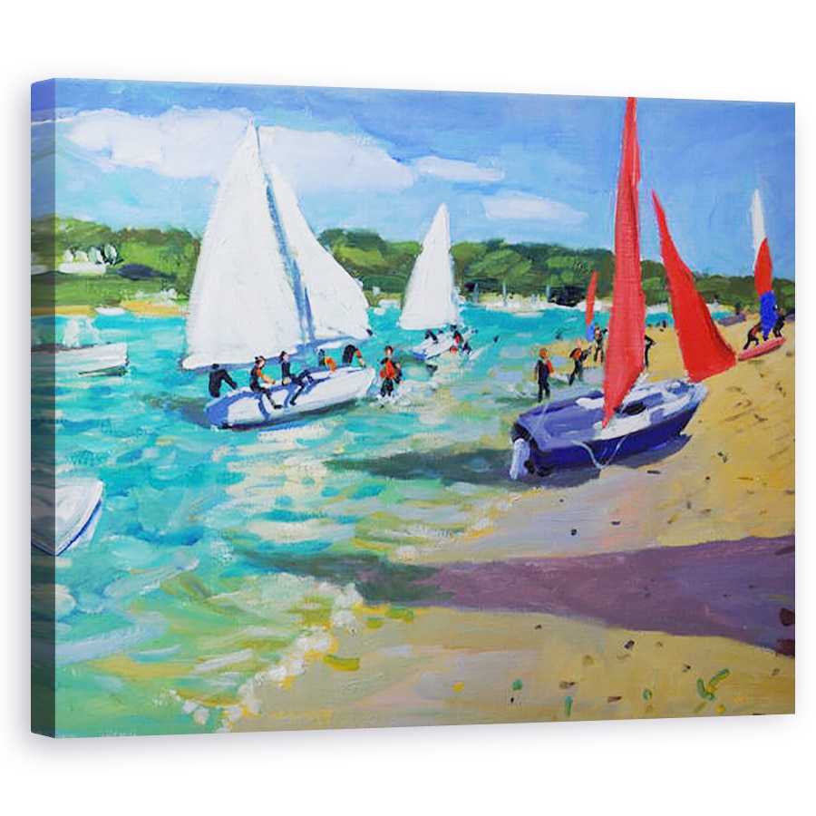 Tablou canvas - Andrew Macara - Barci cu vele, Salcombe, 60 x 75 cm