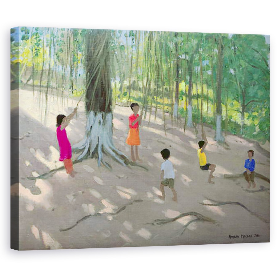 Tablou canvas - Andrew Macara - Leagan Copac, Insula Elefantului, Bombay, 60 x 75 cm