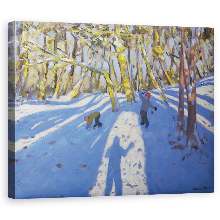 Tablou canvas - Andrew Macara - Winter Elvaston Castle, 40 x 50 cm