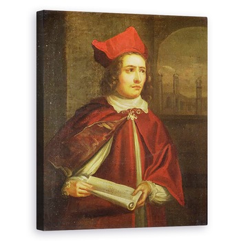 Tablou canvas - Scoala Engleza - Sir Augustus Harris 1851-96 in rolul cardinalului Wolsey, 60 x 75 cm Tablou canvas - Scoala Engleza - Sir Augustus Harris 1851-96 in rolul cardinalului Wolsey, 60 x 75 cm