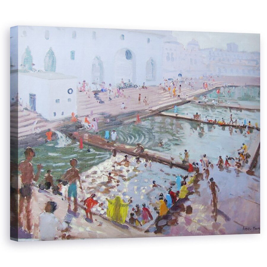 Tablou canvas - Andrew Macara - Pushkar ghats, 60 x 75 cm