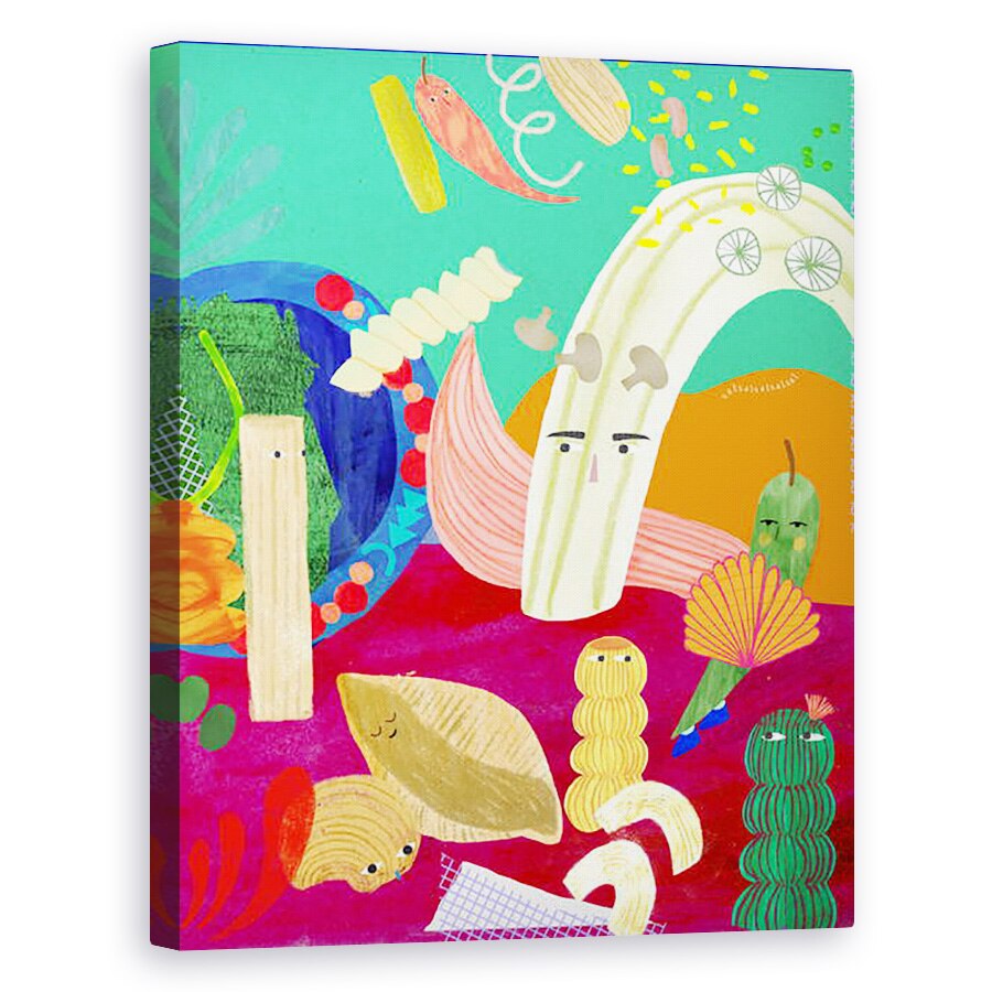 Tablou canvas - Anja Bartelt - Paste Party, 2019, 60 x 75 cm