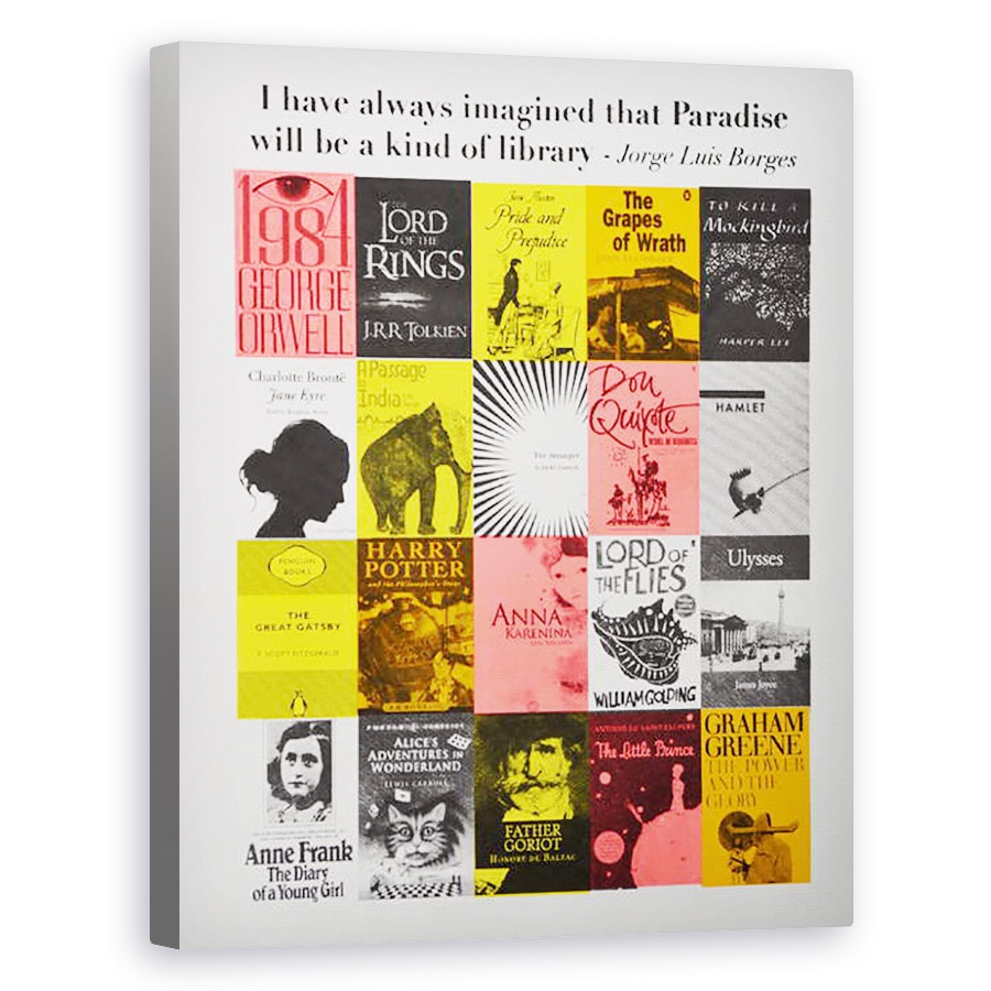 Tablou canvas - Anne Storno - Paradisul este o biblioteca, 2015, 40 x 50 cm