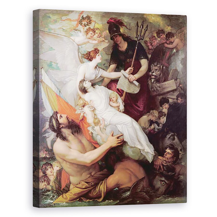 Tablou canvas - Benjamin West - Nemurirea lui Nelson, 60 x 75 cm