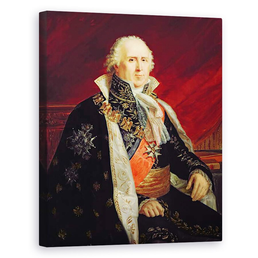 Tablou canvas - Baron Gerard, Francois Pascal Simon - Charles-Francois Lebrun 1739-1824 Duce de Plaisance in costumul Arhitrezorierului Imperiului, 60 x 75 cm