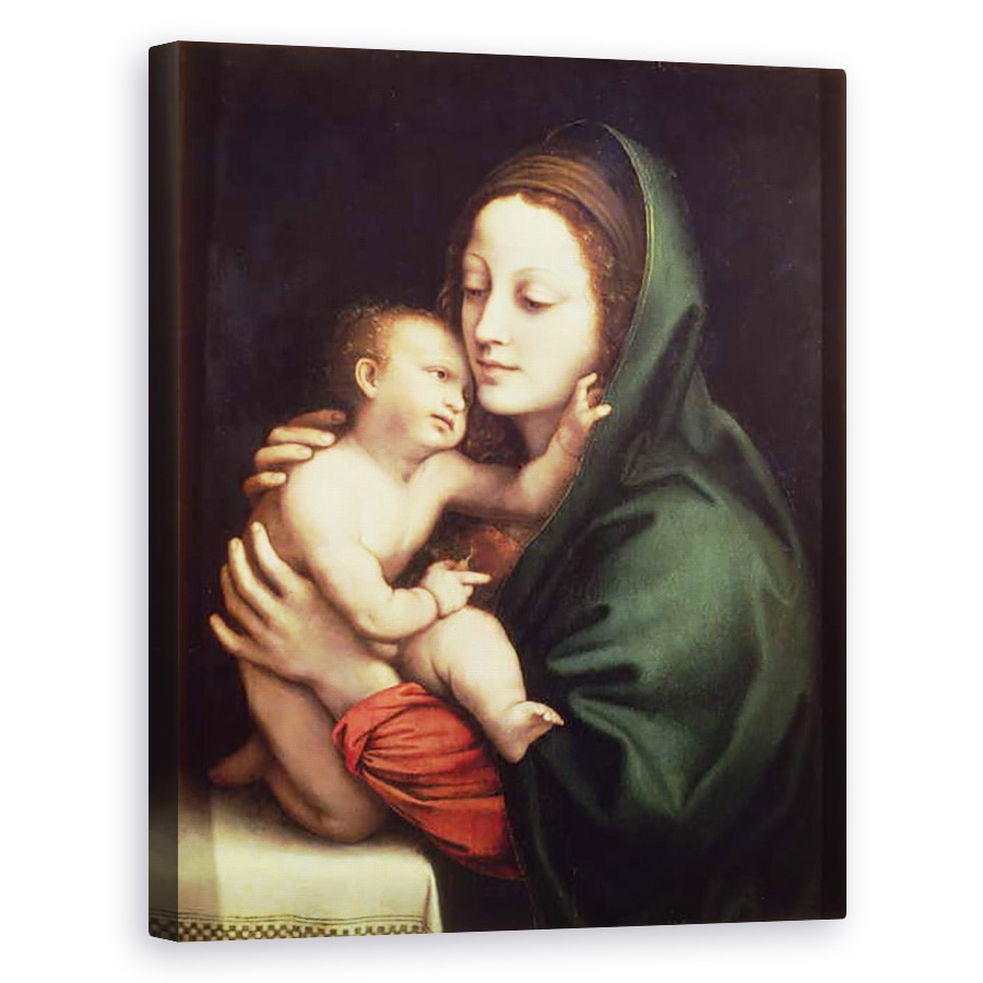 Tablou canvas - Bernardino Luini - Madonna si Copilul, 40 x 50 cm