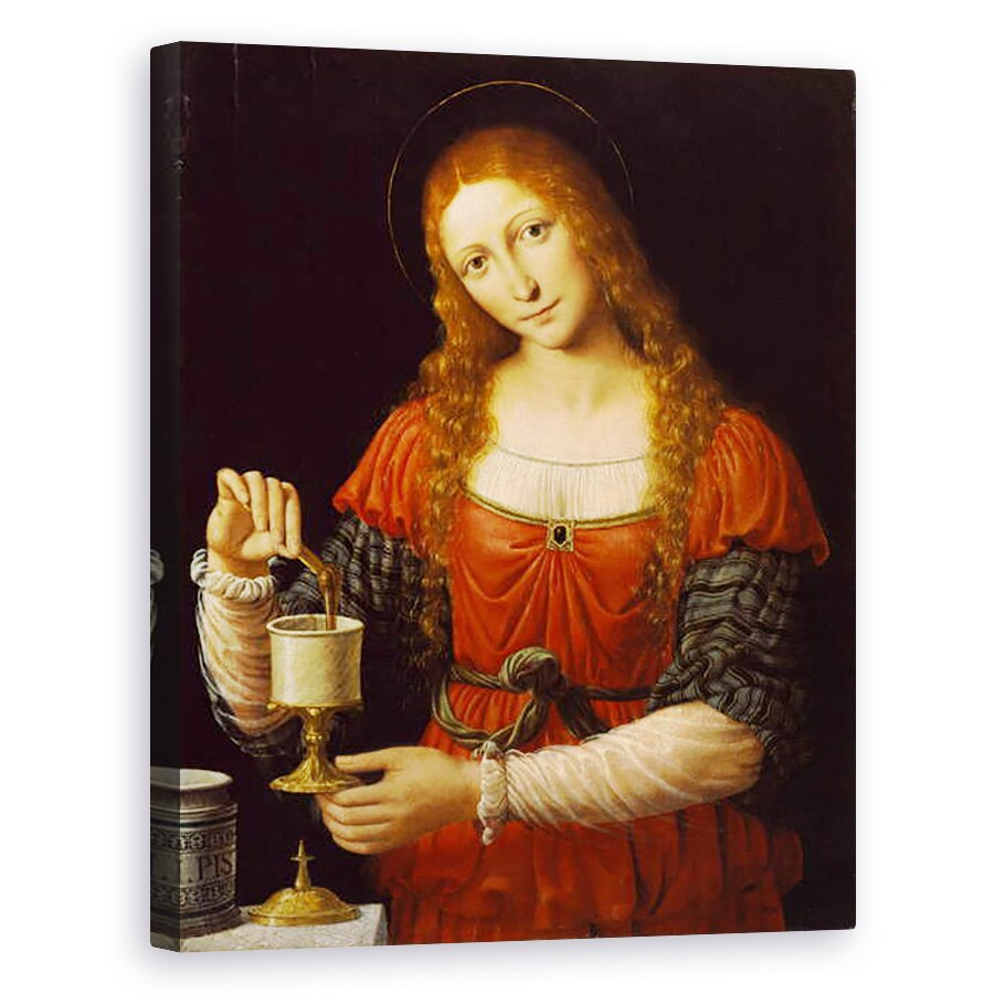 Tablou canvas - Bernardino Luini - Sfanta Maria Magdalena, 60 x 75 cm