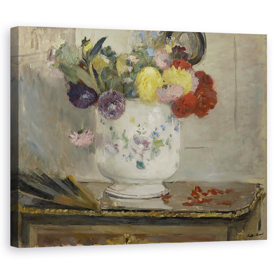Tablou canvas - Berthe Morisot - Dahlias, 60 x 75 cm