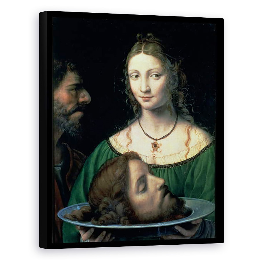 Tablou canvas - Bernardino Luini - Salome cu capul lui Ioan Botezatorul, 60 x 75 cm