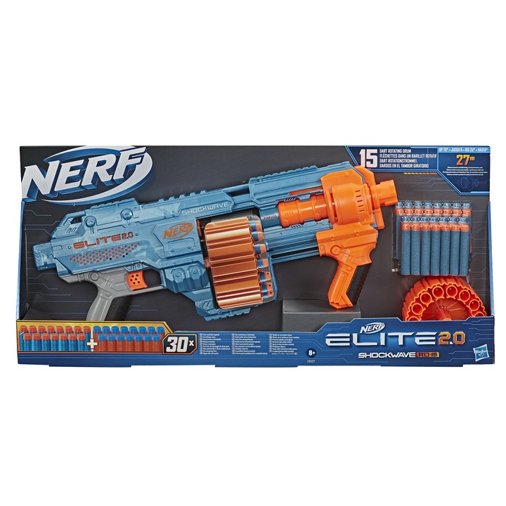 Nerf Elite 2.0 Shockwave RD-15 játékfegyver