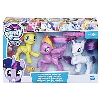 Set figurine My Little Poney - Prietenii din Equestria, set 2, cu accesorii Set figurine My Little Poney - Prietenii din Equestria, set 2, cu accesorii