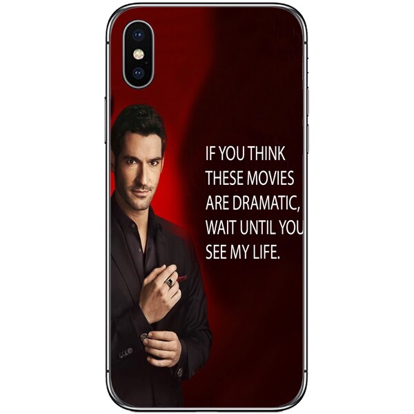 Husa din Silicon, Lucifer Dramatic pentru iPhone XS Max, Multicolor