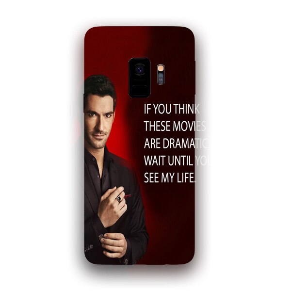 Husa din Silicon, Lucifer Dramatic pentru Samsung Galaxy S9, Multicolor