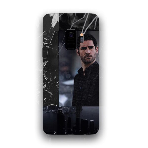 Husa din Silicon, Lucifer City Wings pentru Samsung Galaxy S9, Multicolor