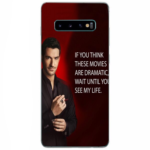 Husa din Silicon, Lucifer Dramatic pentru Samsung Galaxy S10, Multicolor