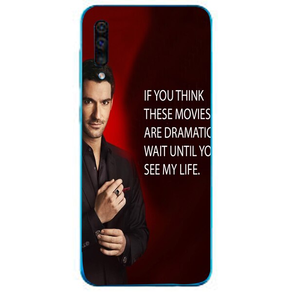 Husa din Silicon, Lucifer Dramatic pentru Samsung Galaxy A50, Multicolor