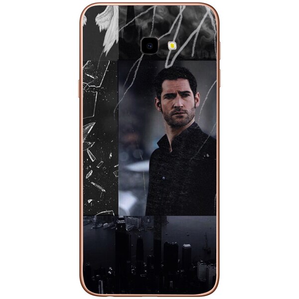 Husa din Silicon, Lucifer City Wings pentru Samsung Galaxy J4 Plus, Multicolor
